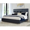 Modus International Argento Queen Wave-Patterned Bed
