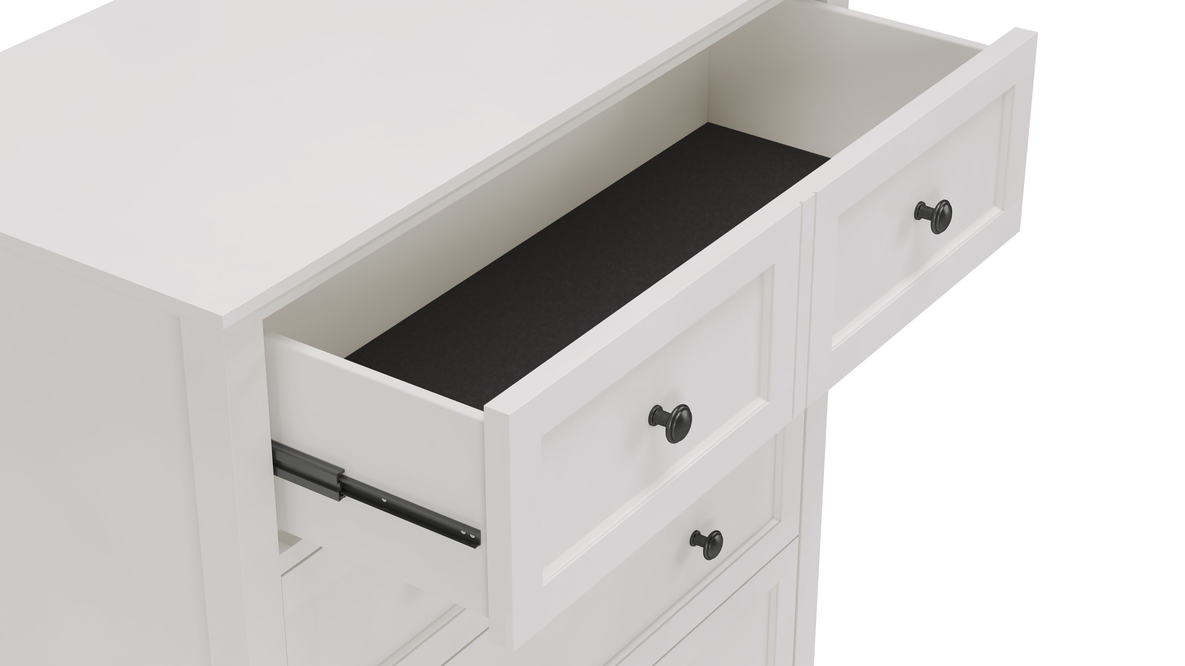 Modus Furniture Grace Snowfall 5-Drawer Bedroom Chest