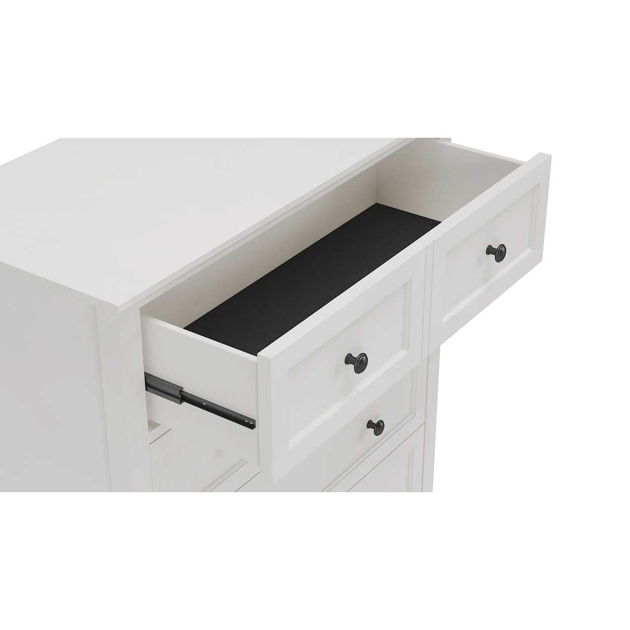 Modus International Grace Snowfall 5-Drawer Bedroom Chest