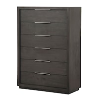 6-Drawer Chest in Basalt Grey