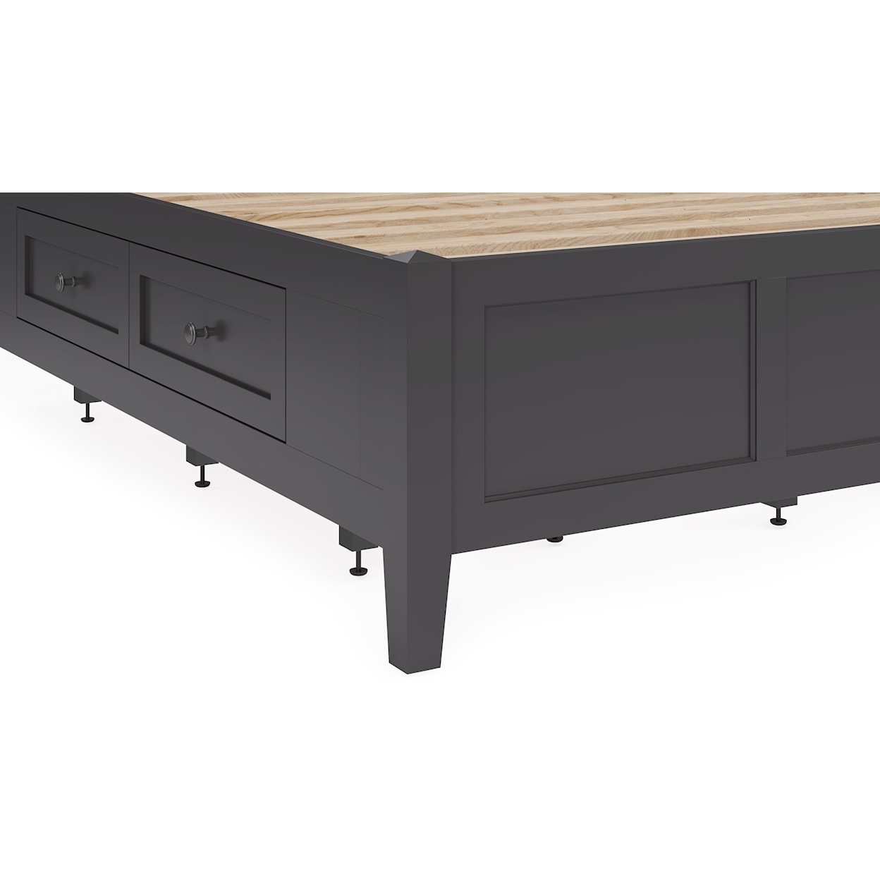 Modus International Grace Raven King Panel Bed