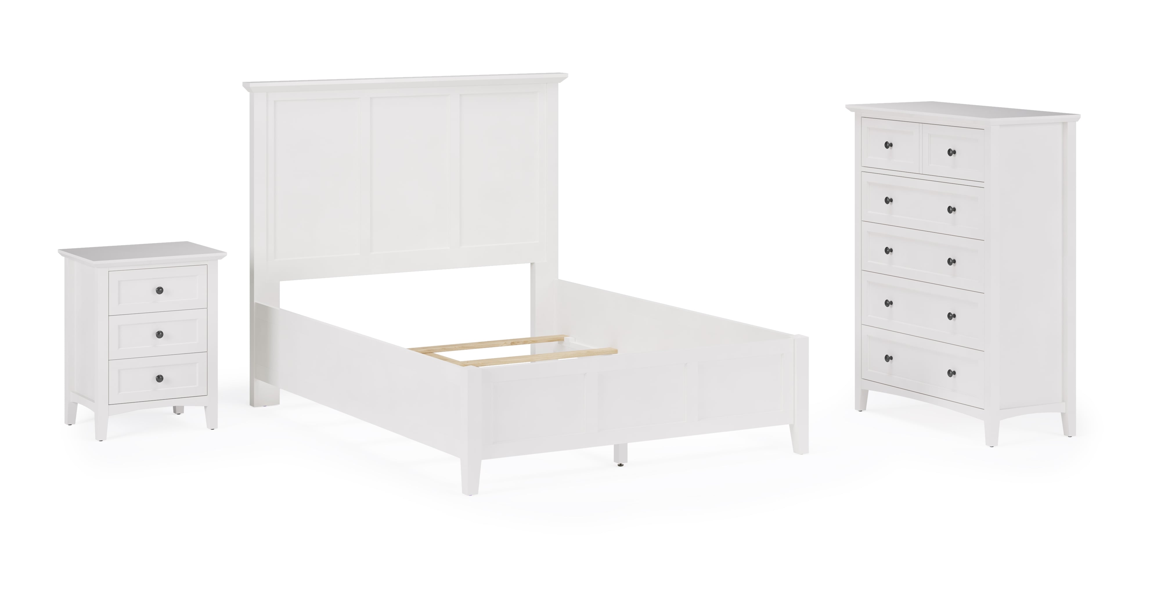 Modus Furniture Grace Snowfall 5-Drawer Bedroom Chest