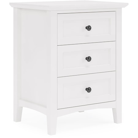 3-Drawer Nightstand