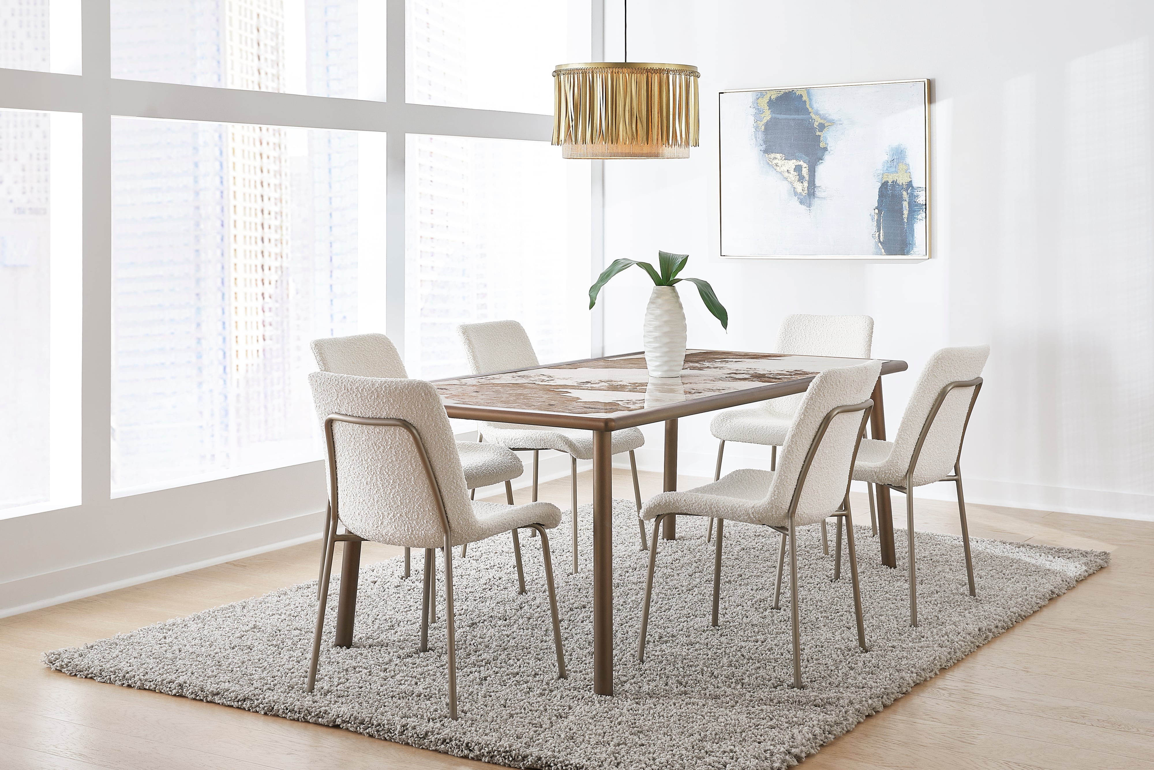 Modus Furniture Crossroads 2.0 7-Piece Dining Set