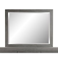 Beveled Glass Mirror in Mineral