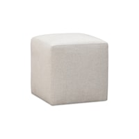 Cottage Fully Upholstered Dining Ottoman in Natural Linen