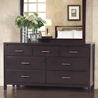 7-Drawer Dresser in Espresso