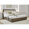 Modus International Lawson Queen Linen Upholstered Wood Platform Bed