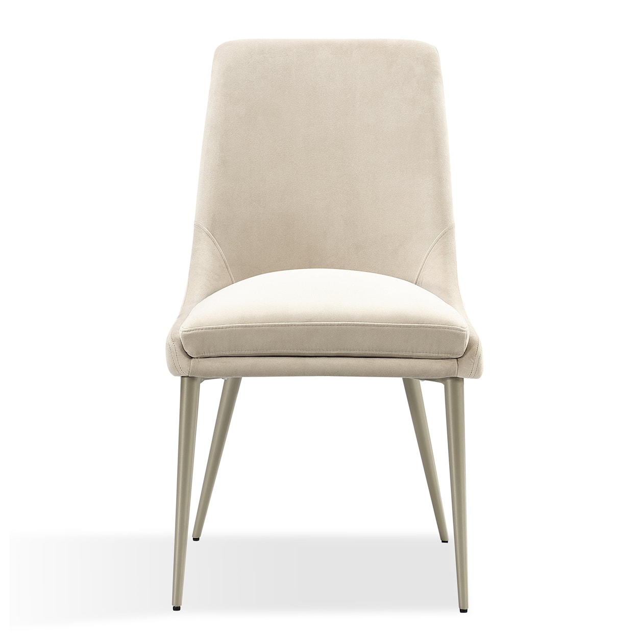 Modus International Winston Upholstered Metal Leg Dining Chair