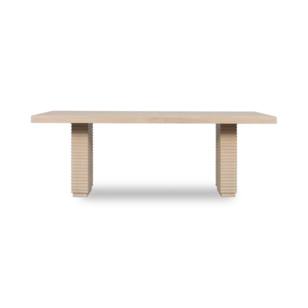Double Pedestal Dining Table