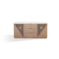 Coastal 3-Drawer Sideboard