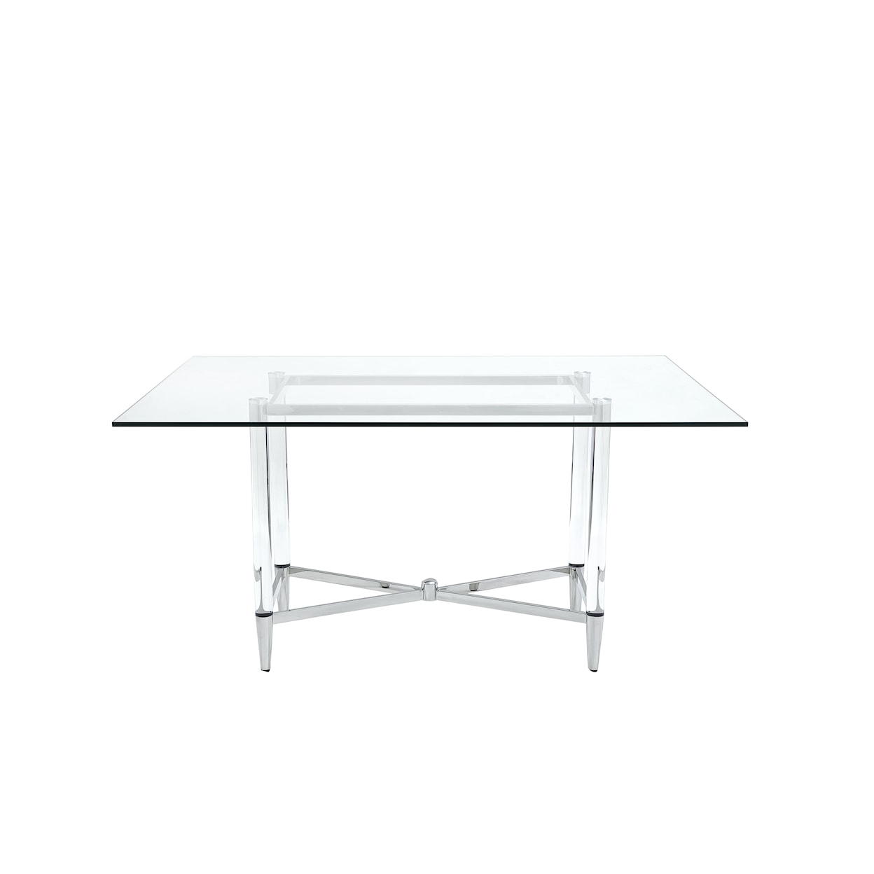 Modus International Marilyn Glass Top Dining Table