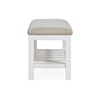 Modus International Retreat Snowfall Upholstered Bench