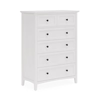 Transitional 5-Drawer Bedroom Chest