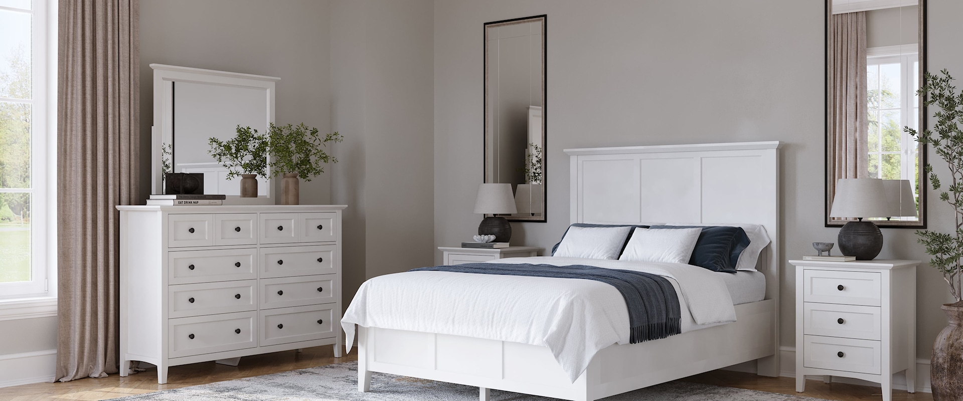 Transitional Queen Bedroom Set