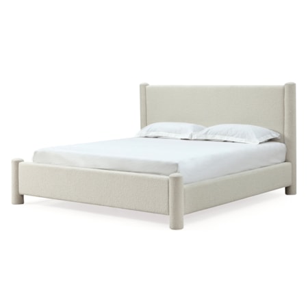 Full Upholstered Platform Bed