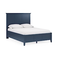Contemporary Three Panel Queen Bed