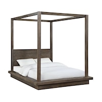 Contemporary King Canopy Bed