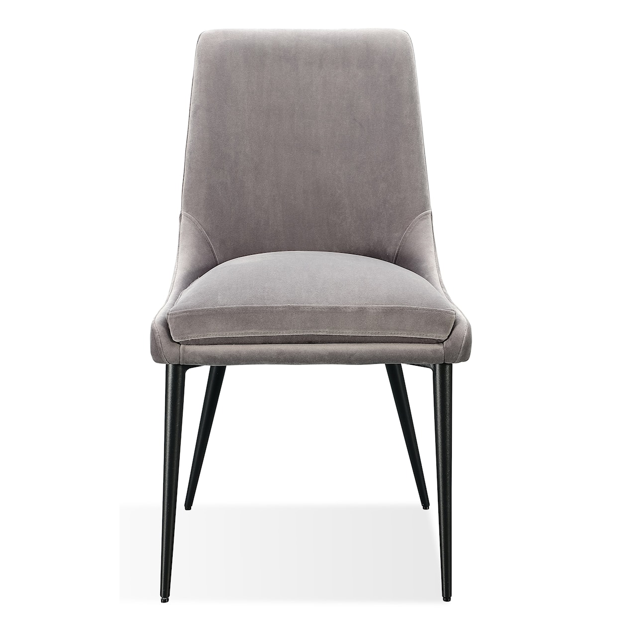 Modus International Winston Upholstered Metal Leg Dining Chair