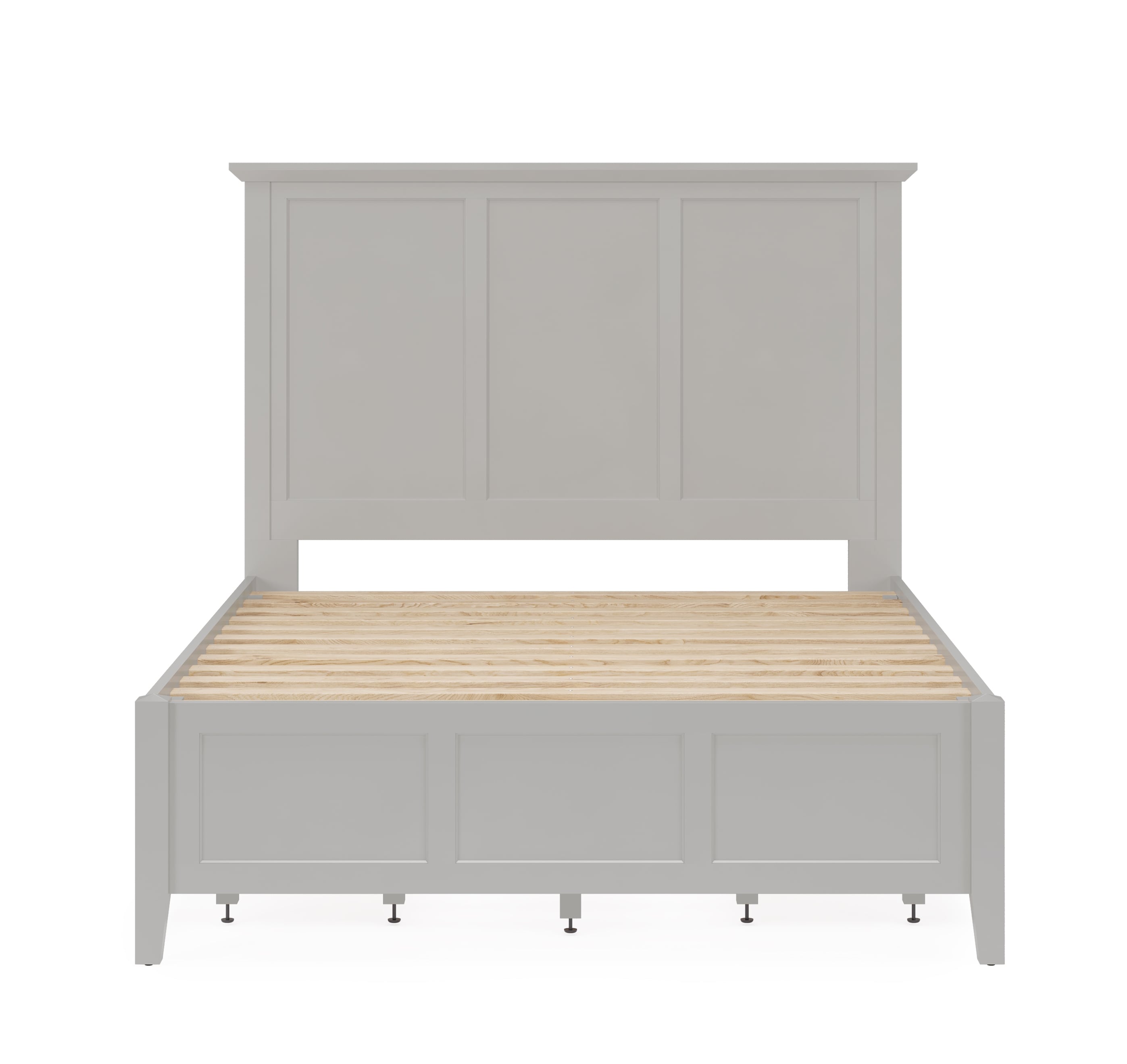 Modus Furniture Grace Elephant Grey Panel Queen Bed