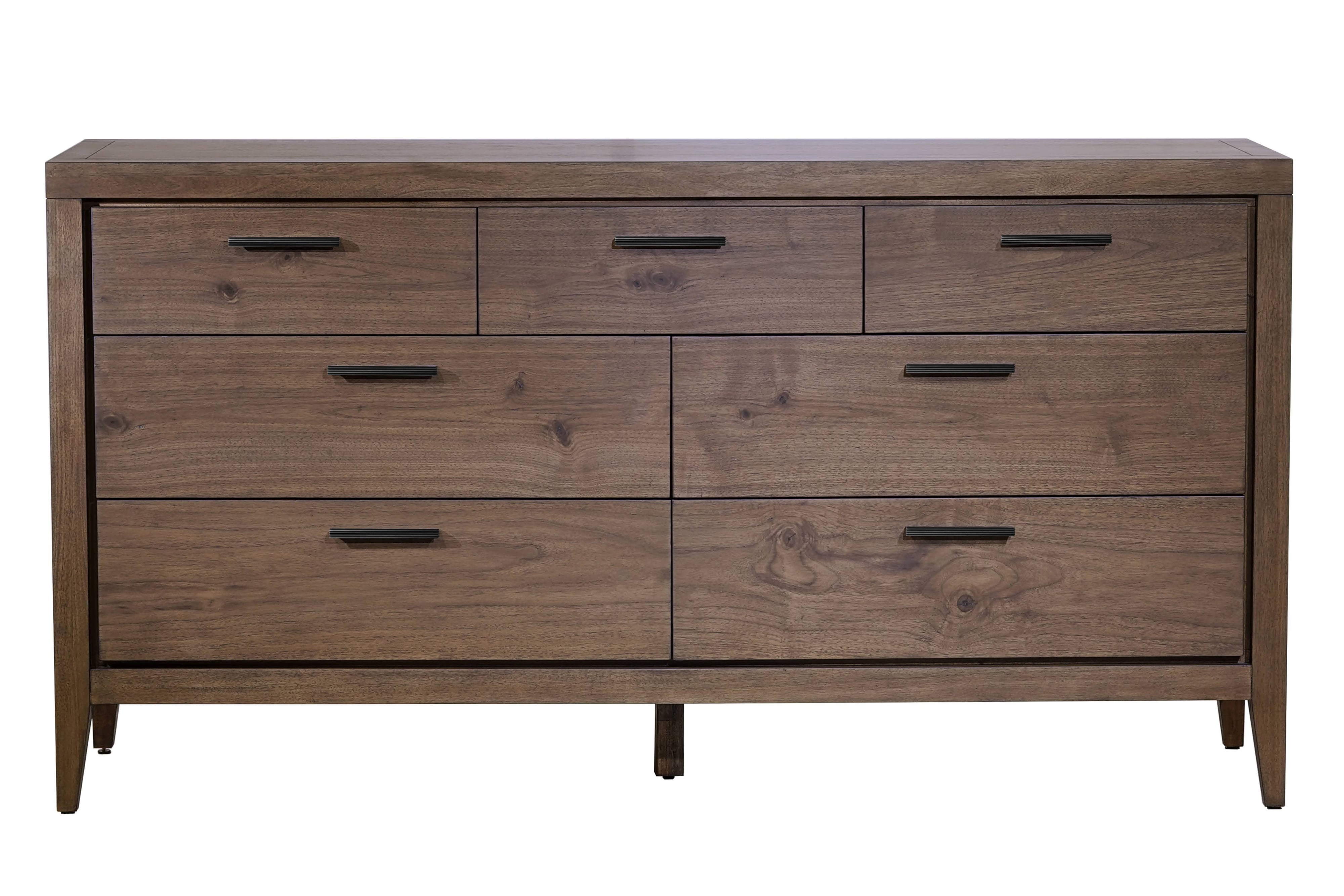 Modus Furniture Boracay 7-Drawer Walnut Dresser