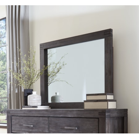 Mirror with Wood Frame