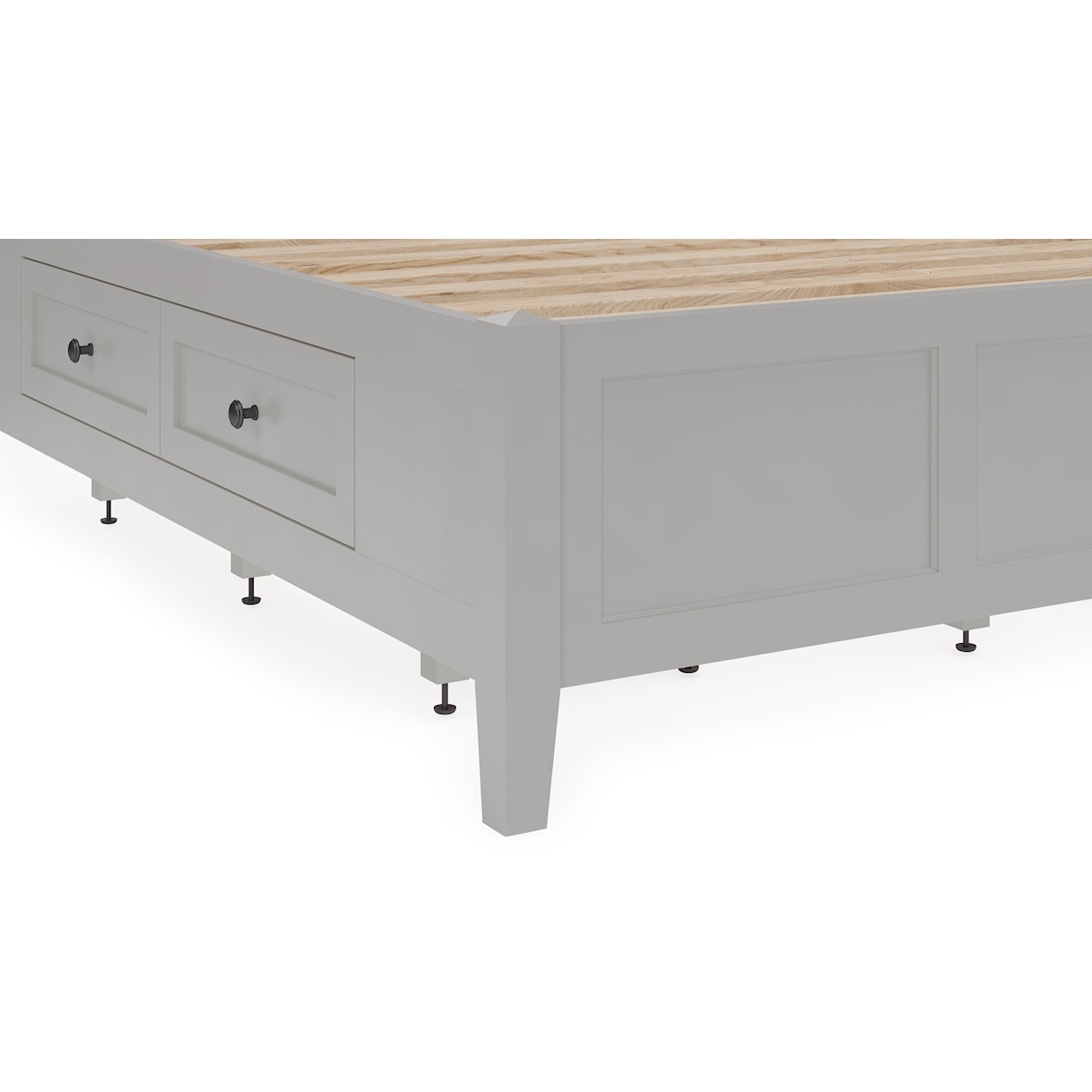 Modus International Grace Elephant Grey Panel Full Bed