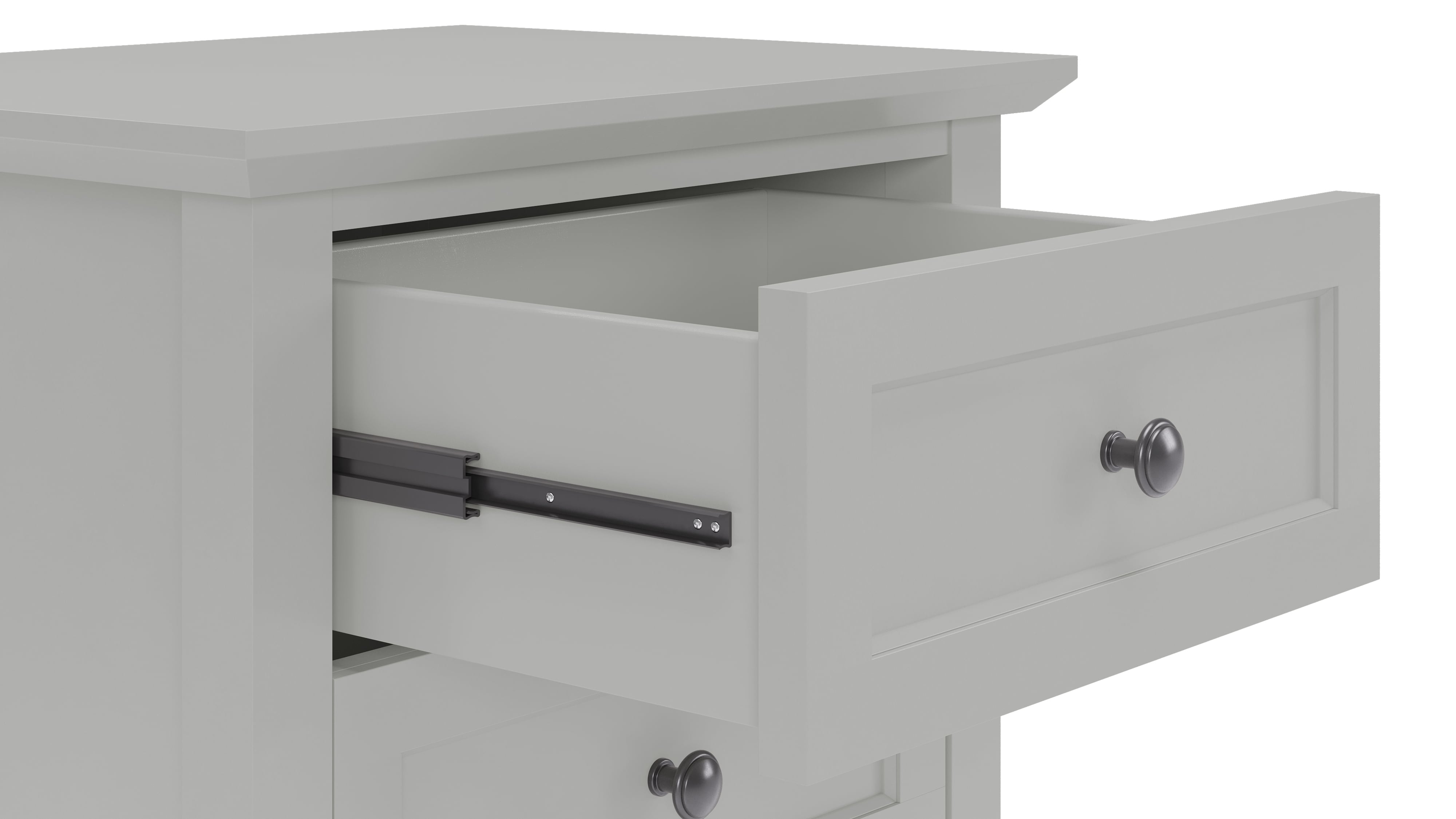 Modus Furniture Grace Elephant Grey Nightstand