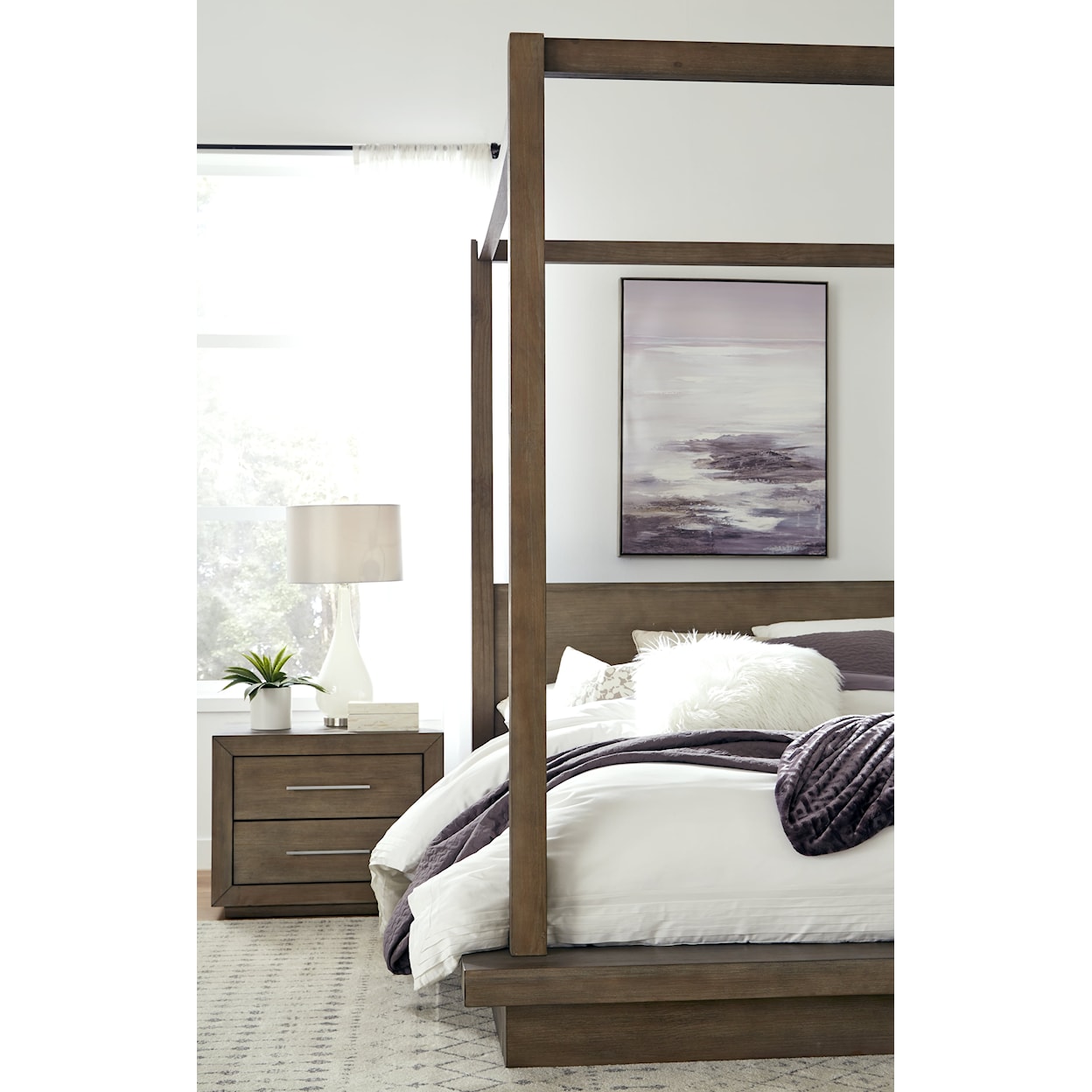 Modus International Melbourne California King Canopy Bed