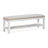 Modus International Retreat Snowfall Upholstered Bench