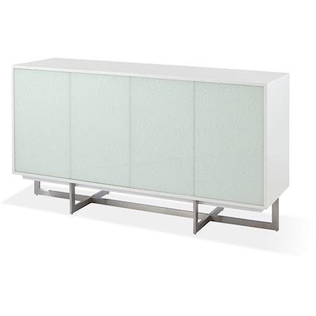 Cracked Glass Sideboard