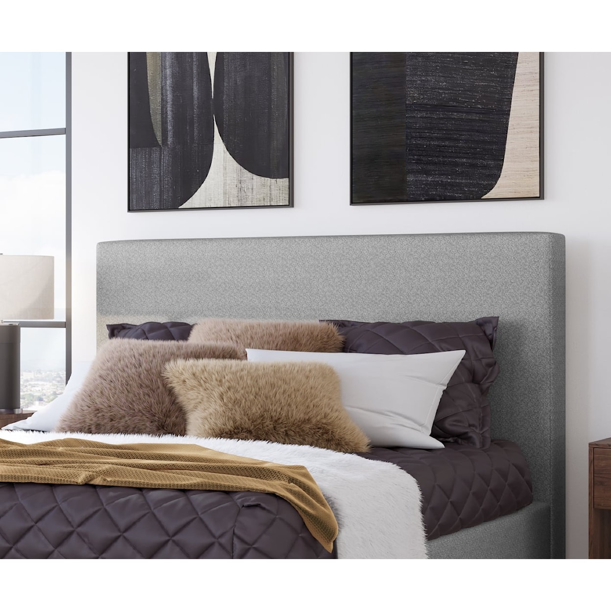 Modus International Olivia King Upholstered Headboard