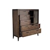 Modus International Boracay 5-Drawer, 1-Door Walnut Sweater Chest