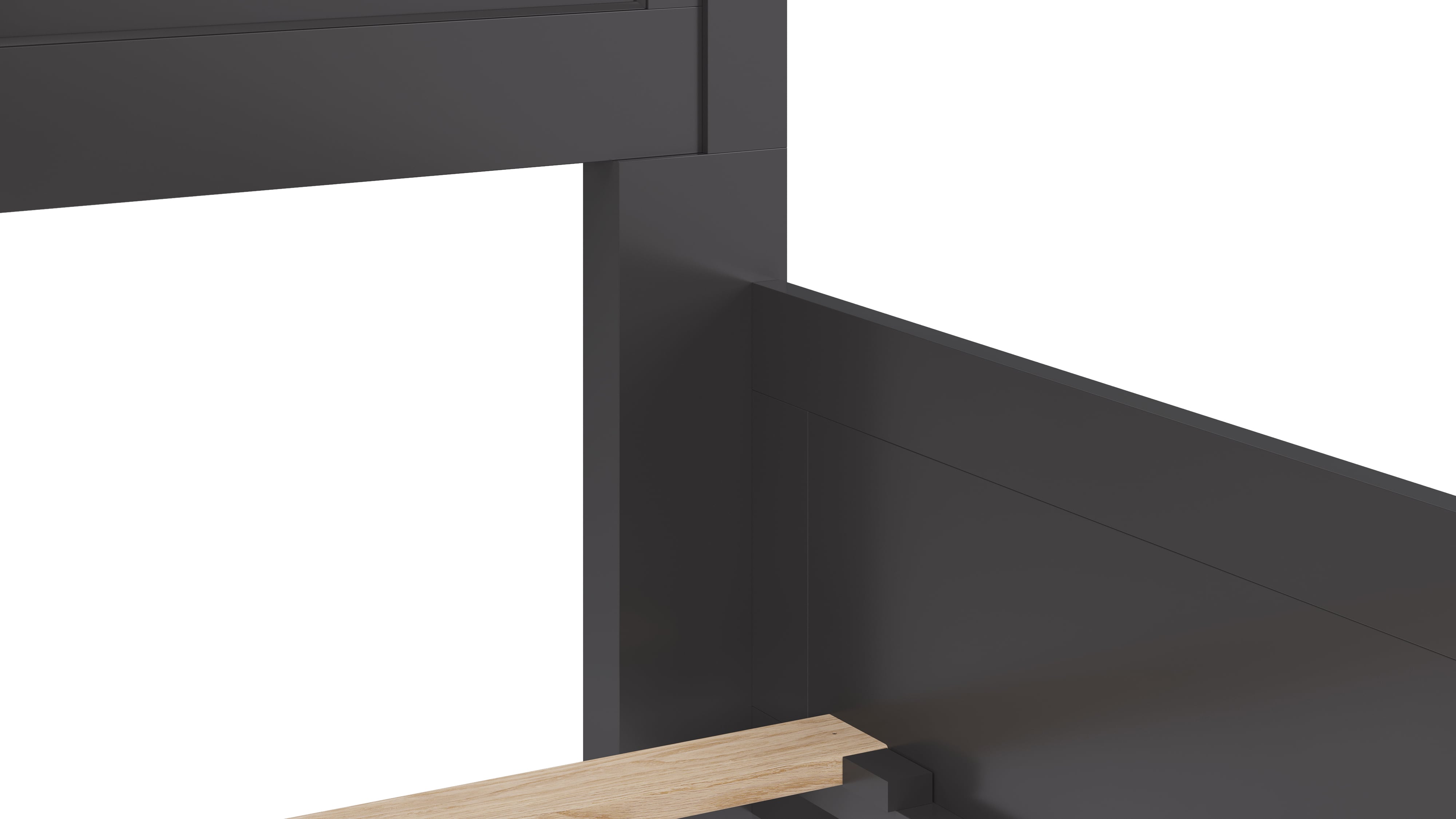 Modus Furniture Grace Raven Queen Panel Bed