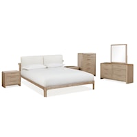 6-Piece Upholstered California King Bedroom Set