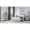 Modus International Grace Elephant Grey Panel Queen Bed