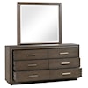 Modus International Lawson 6-Drawer Wood Dresser