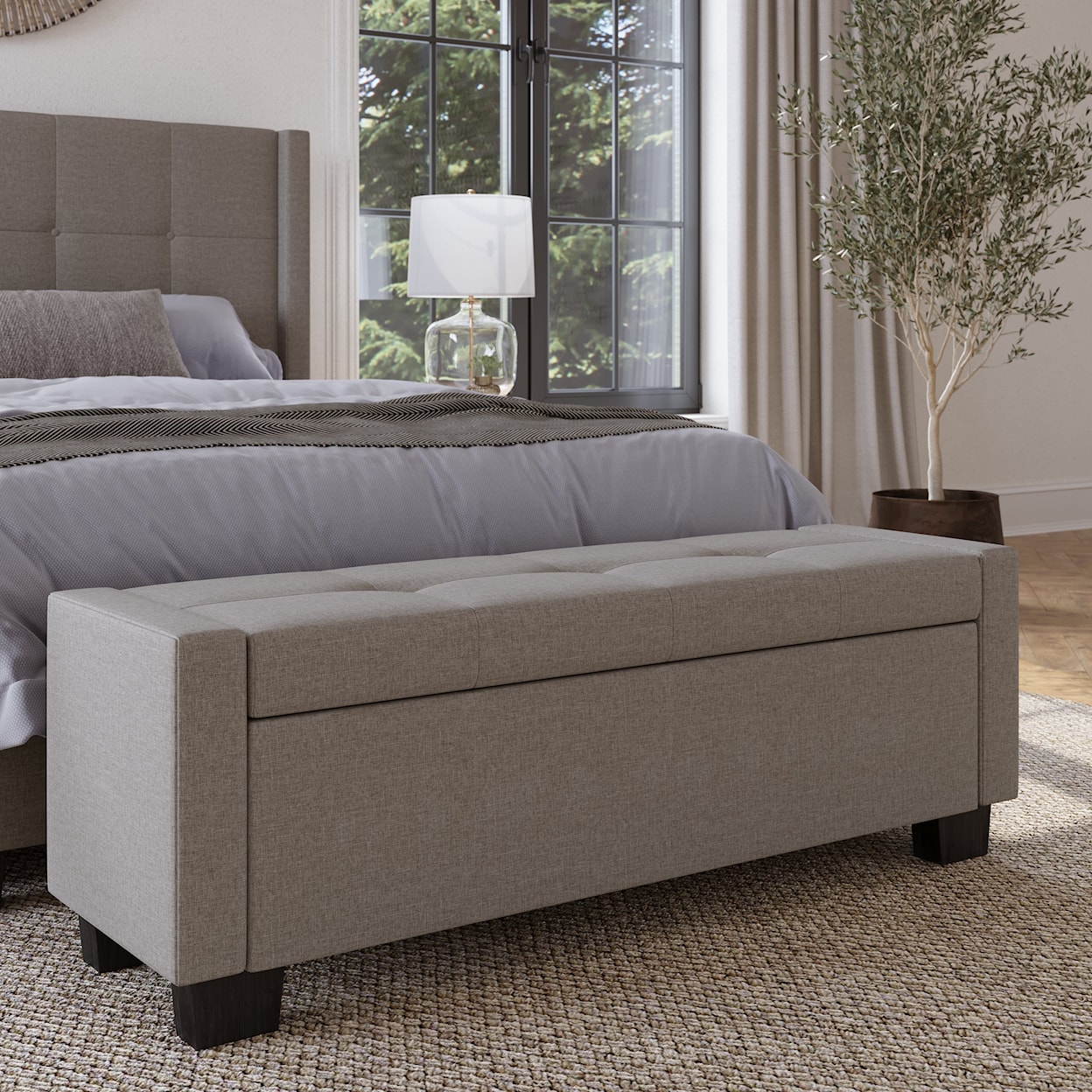 Modus International Geneva Madeleine Tufted Storage Bench