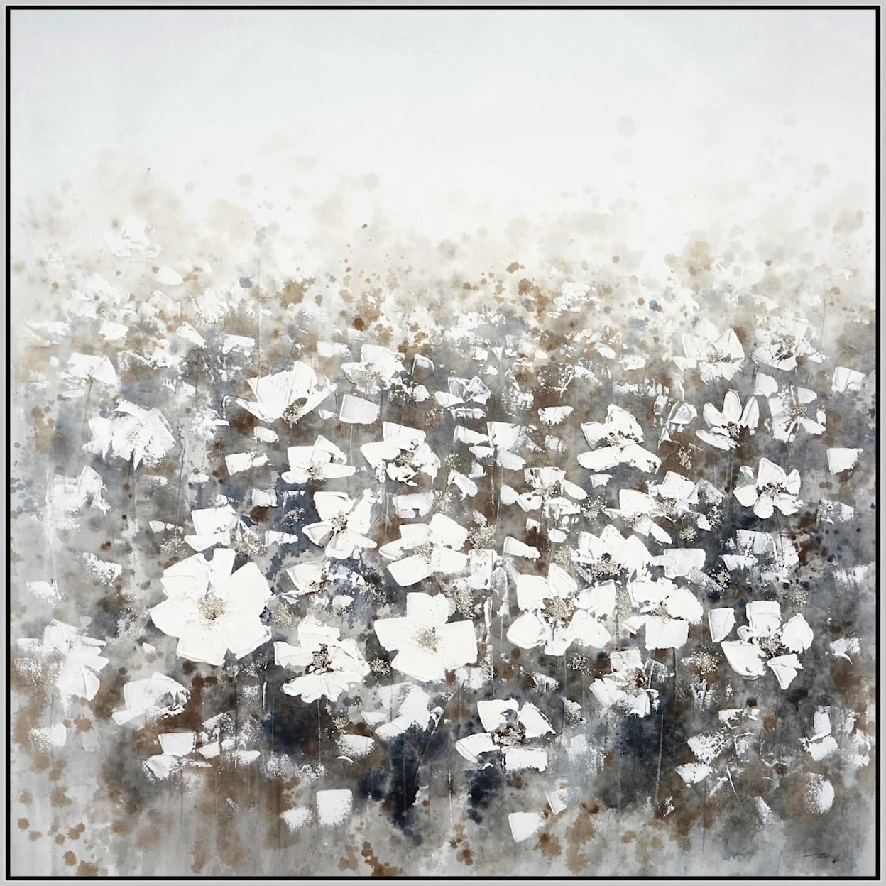 Classy Art Classy Art WHITE FIELDS 39X39 WALL ART |