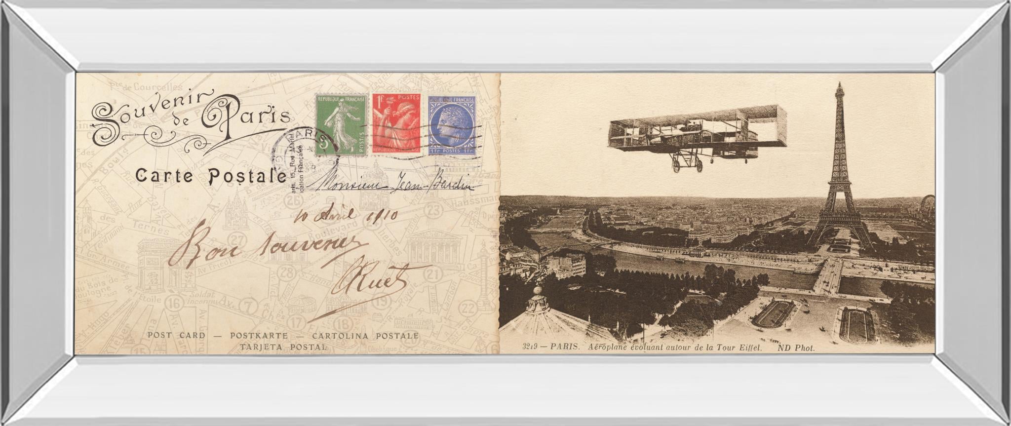 18X42 Mirror Frame Print