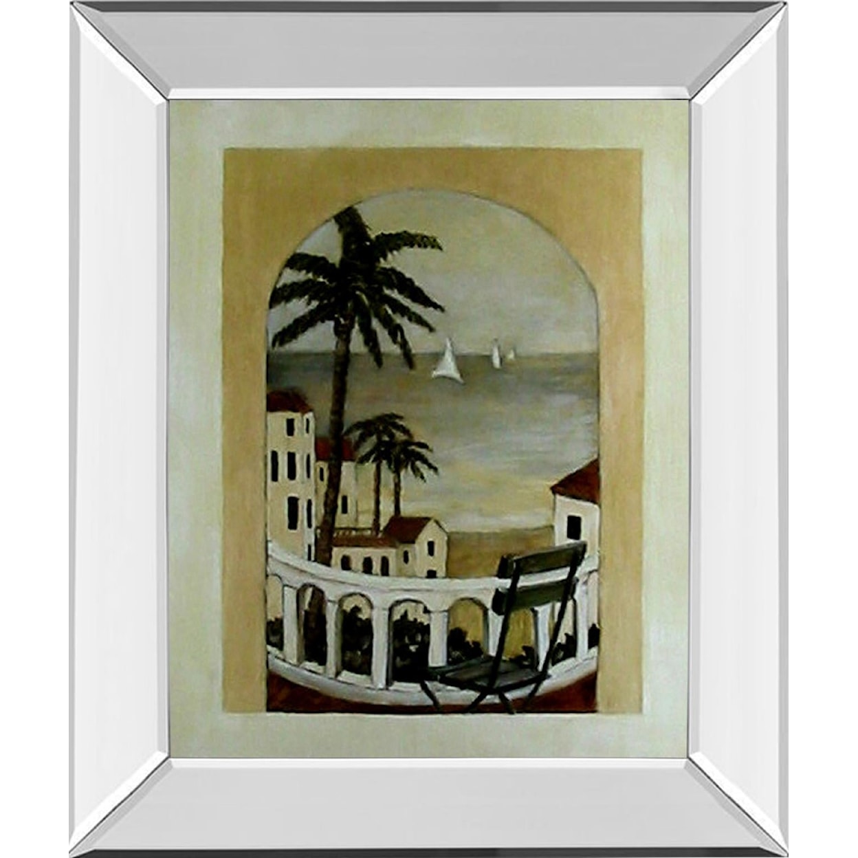 Classy Art Classy Art Mirrored Frame Art 22x26