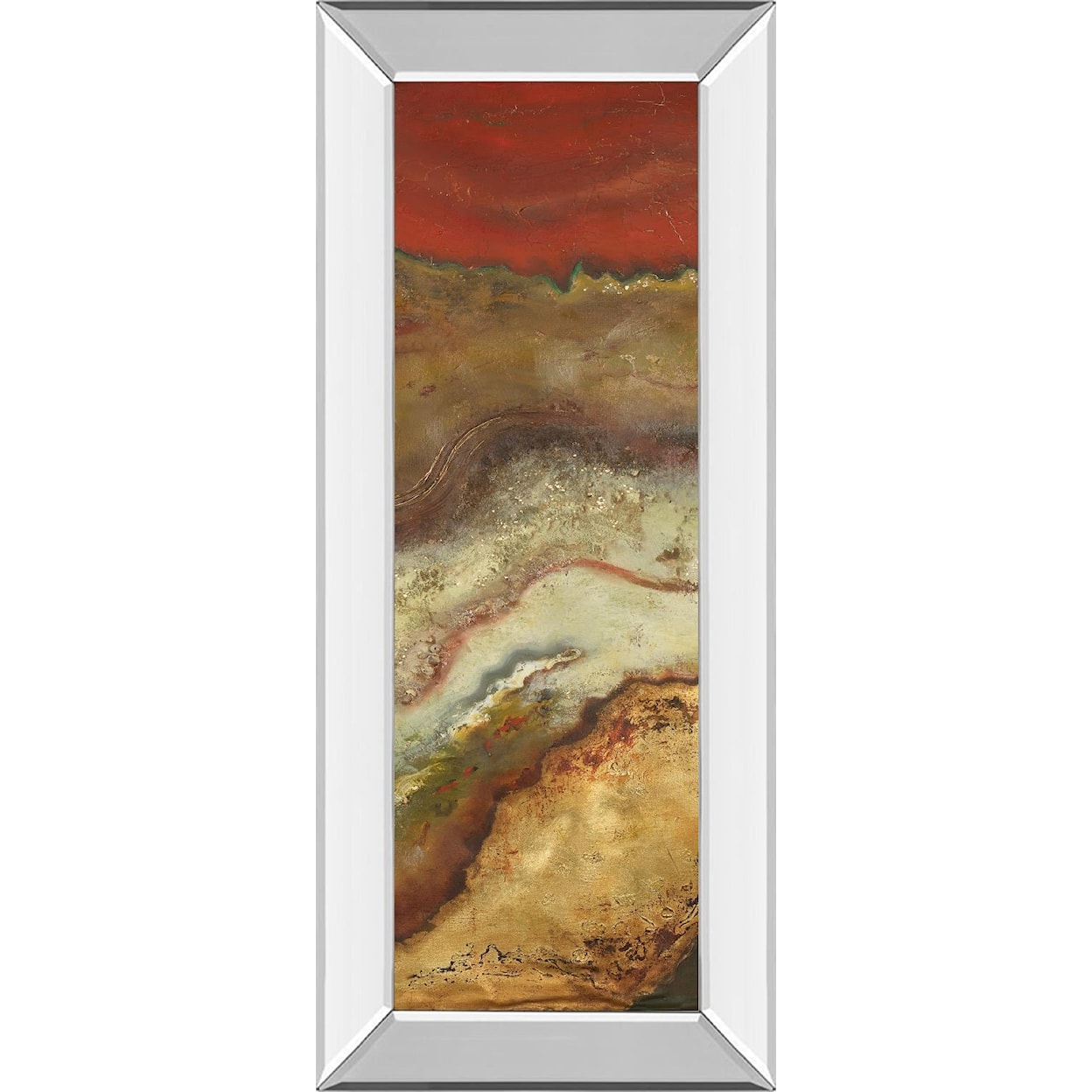 Classy Art Classy Art Mirrored Frame Art 18x42