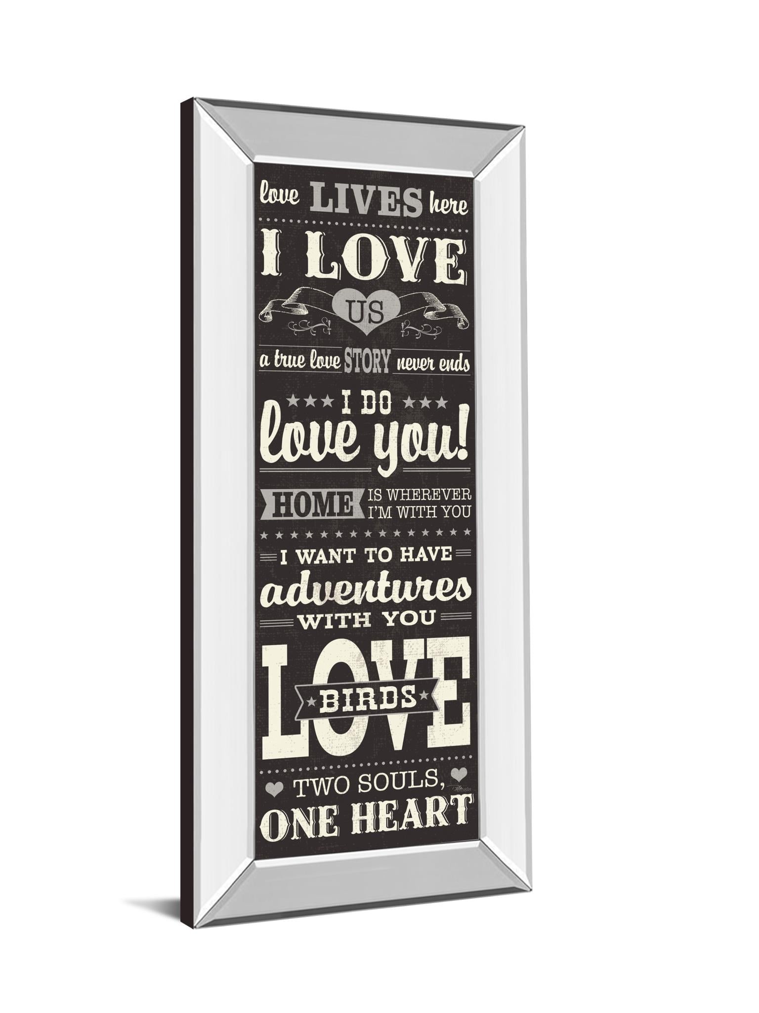18X42 Mirror Frame Print