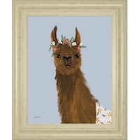 22X26 BROWN LLAMA |