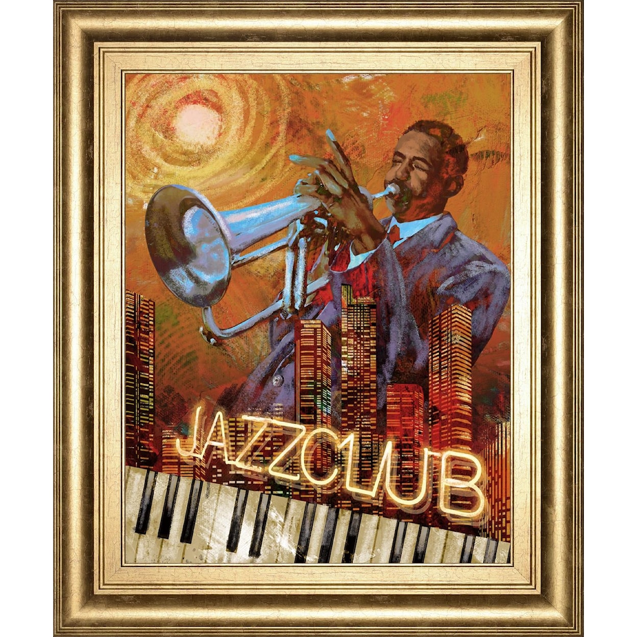 Classy Art Classy Art JAZZ CLUB 22X26 WALL ART |