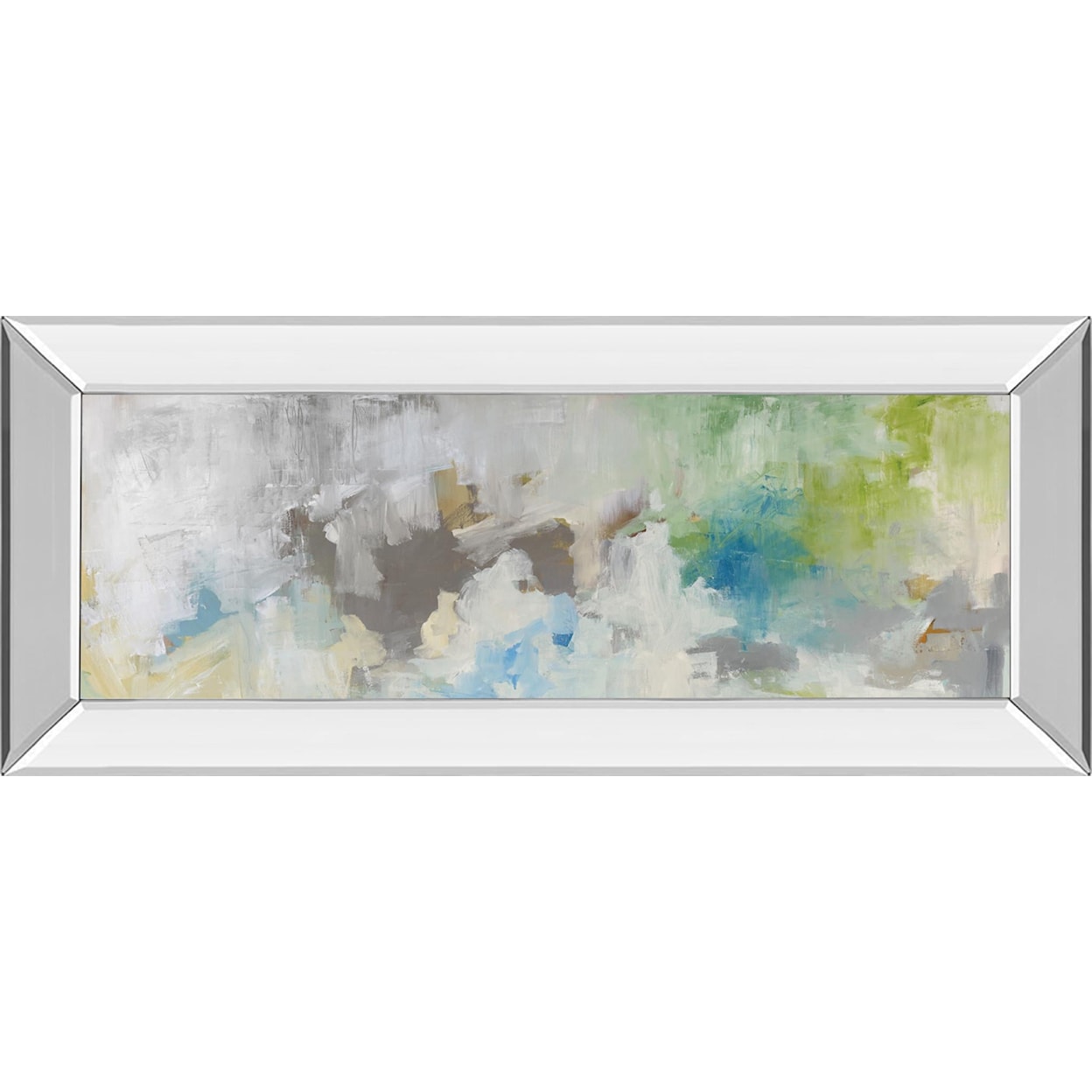 Classy Art Classy Art Mirrored Frame Art 18x42