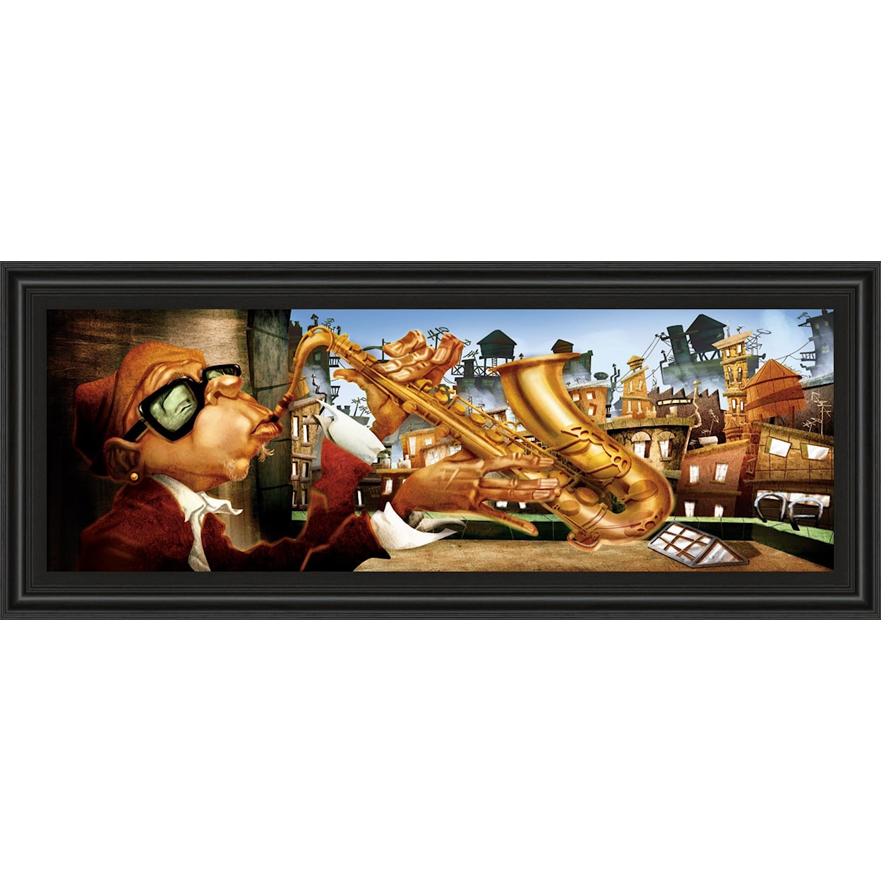 Classy Art Classy Art Framed Print 18x42