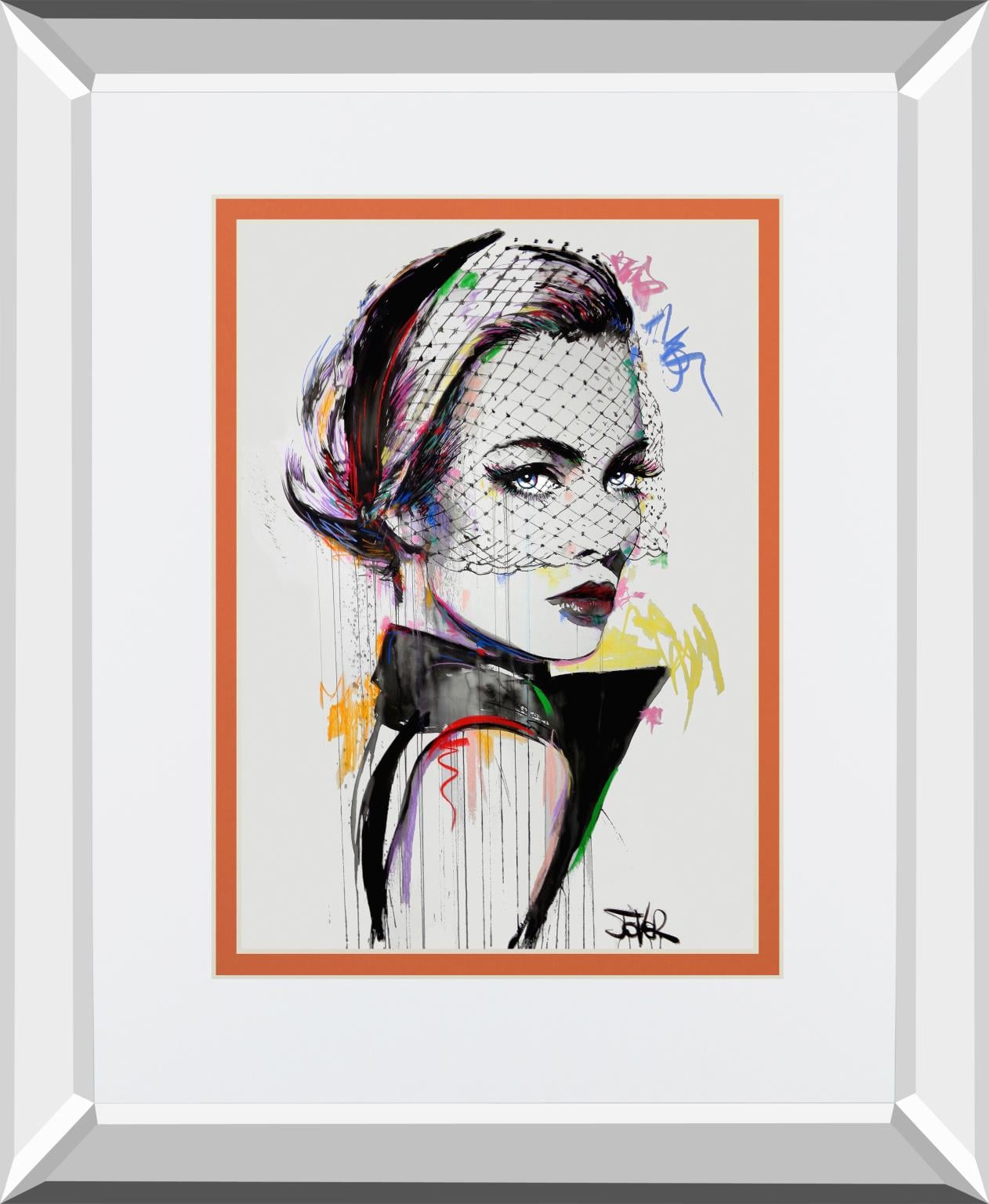 Classy Art DM6007MF Mirrored Frame Art 34x40 Rife's Home Furniture