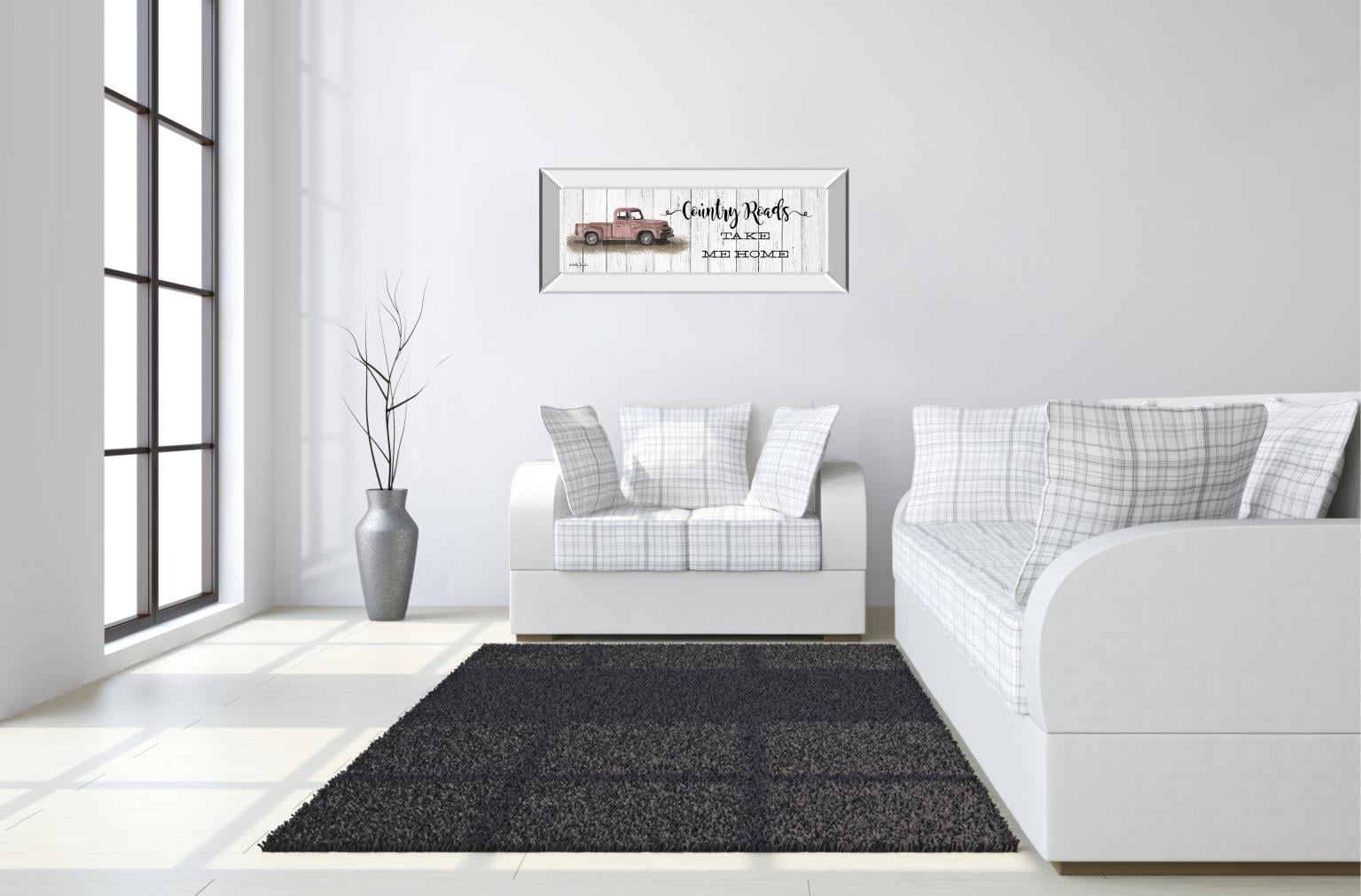 18X42 Mirror Frame Print