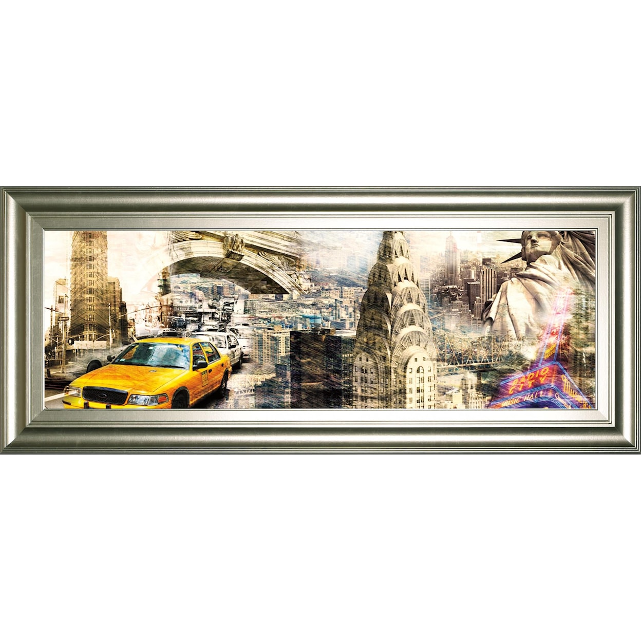 Classy Art Classy Art Framed Print 18x42